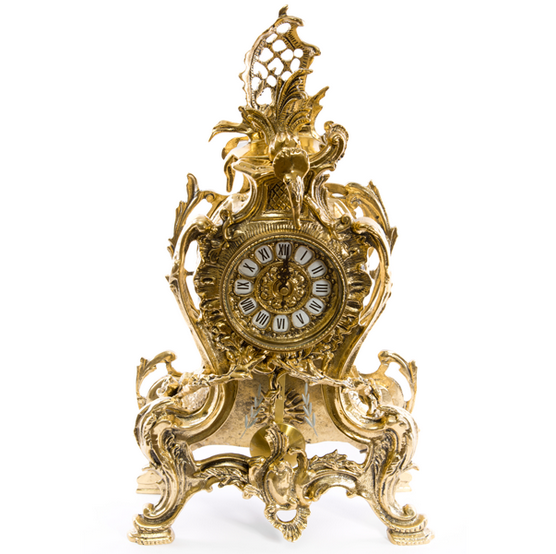 Часы каминные с маятником &quot;Тревизо Гранд&quot; 51х28х10см (латунь, золото) Италия