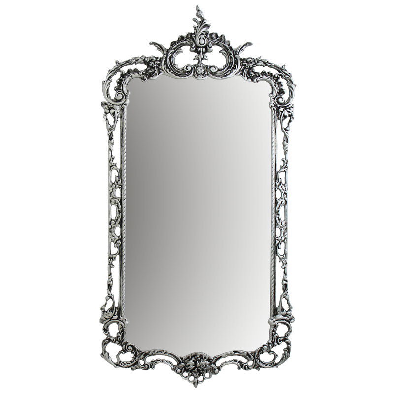 Зеркало настенное &quot;Розали&quot; 79х40см (бронза, античное серебро) Португалия