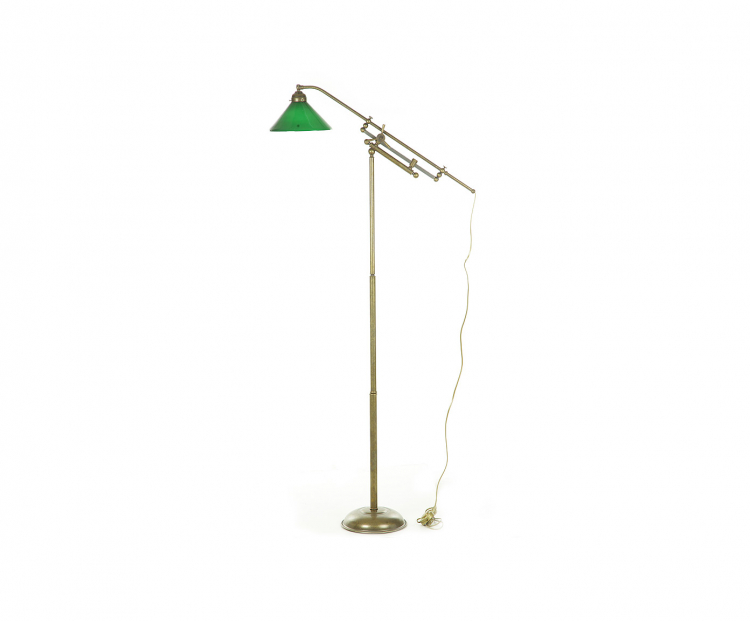 Торшер - светильник напольный "Гринвуд" 168см Е27 60вт (латунь, антик) Италия