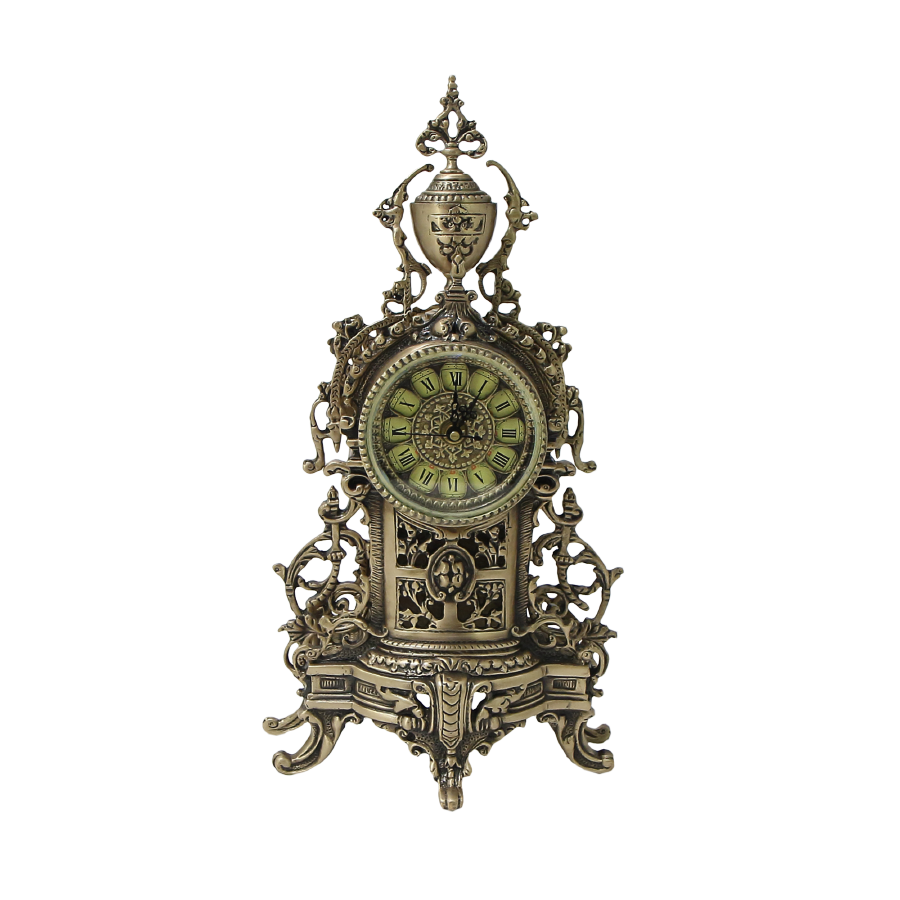 Часы каминные &quot;Клод&quot; 41х21х11см (бронза, антик) Португалия