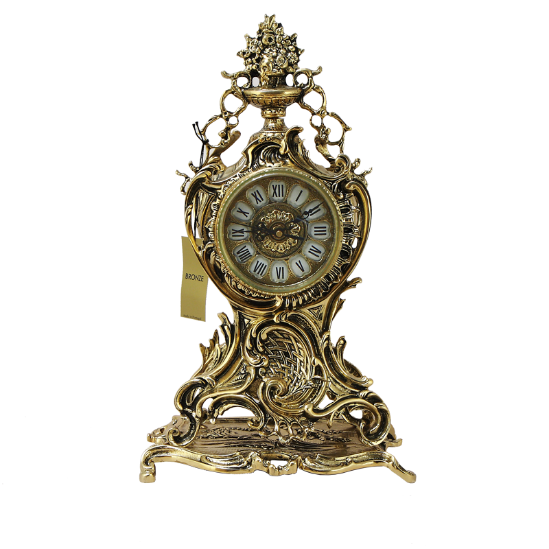 Часы каминные &quot;Афонсу V&quot; 41х24х12 см (бронза, золото) Португалия
