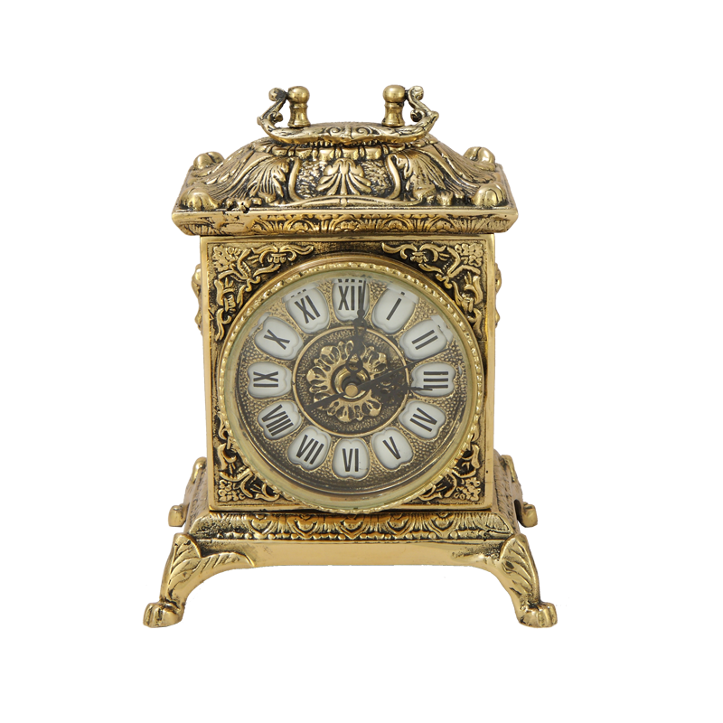 Часы каминные &quot;Ларец&quot; 23х18х15см (бронза, золото) Португалия